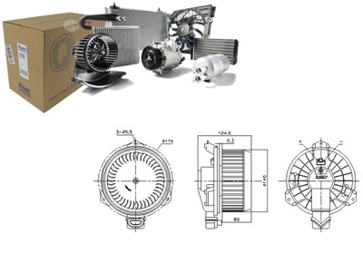 VENTILADOR SOPLADORES FIAT SEDICI SUZUKI SWIFT 3 SWIFT IV SX4  