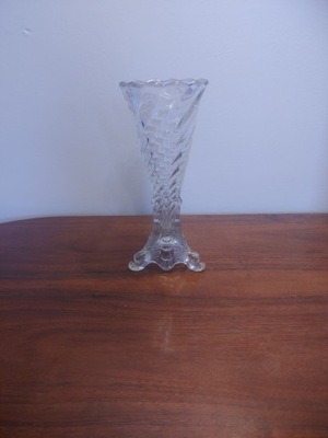Piękny stary wazon szklany (RT10)