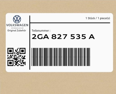 Тяга трос 2ga827535a vw t-roc arteon фото №1