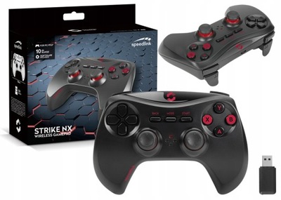 BEZPRZEWODOWY PAD Kontroler Speedlink STRIKE NX PC / PS3 Wibracje