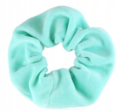 Gumka do włosów duża SCRUNCHIE Turkusowa