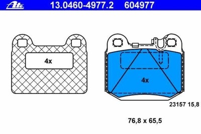 ZAPATAS DE FRENADO PARTE TRASERA MERCEDES CLASE M W163 1998- 2005  