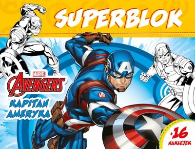 Superblok Marvel Avengers Kapitan Ameryka