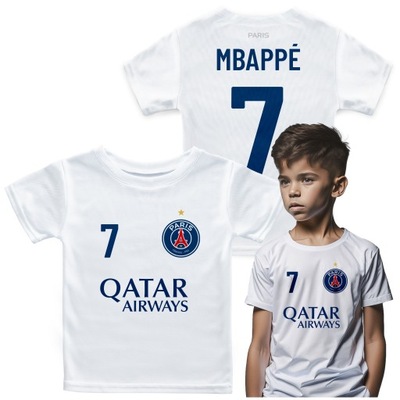 Koszulka Piłkarska MBAPPE PSG lub Własne Imię