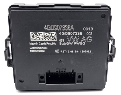 MÓDULO UNIDAD DE CONTROL DE LUZ AUDI E-TRON 4GD907338A  