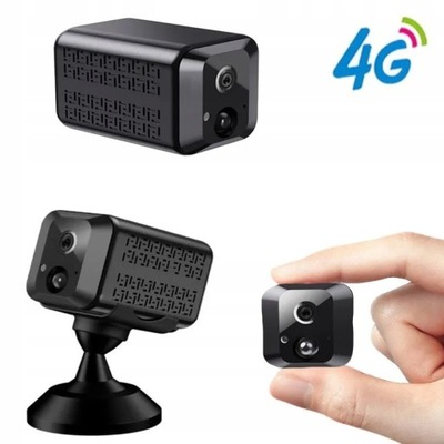 MAŁA MINI MINIATUROWA KAMERA SZPIEGOWSKA NA KARTĘ SIM GSM 4G LTE baterie