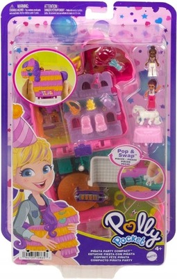 Polly Pocket Zestaw kompaktowy Impreza z piniatą