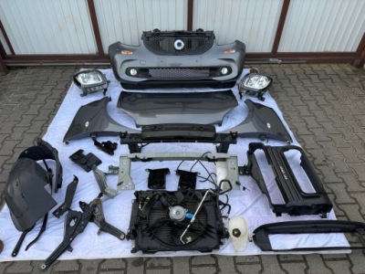 Smart forfour a453 бампер капот крила лампа радіатор pas балка перед фото №1