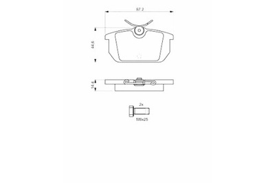 BOSCH ZAPATAS DE FRENADO PARTE TRASERA ALFA ROMEO 145 146 155 33 GTV SPIDER AUDI  