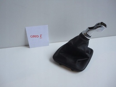 Kia ceed ii чехол переключения передач кожа 2012- фото №1