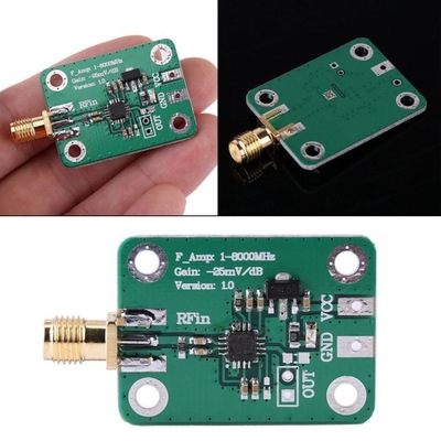 1-8000MHz AD8318 RF Logarytmiczny detektor 70dB Mo 