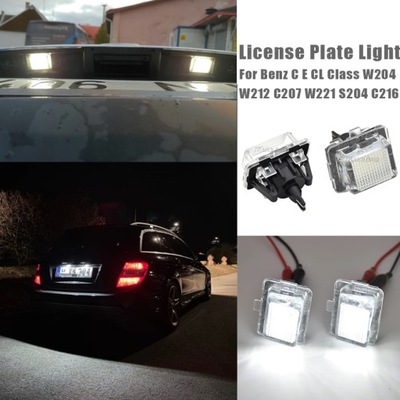 PARA MERCEDES-BENZ W204 W204 5D W212 W216 W221 12V 6500K BLANCO AUTO DIODO LUMINOSO LED  