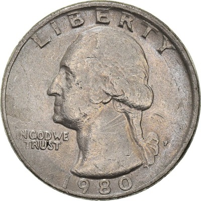 Moneta, USA, Quarter, 1980