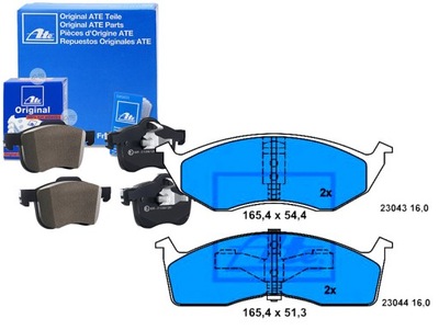 Ate комплект тормозных колодок ham. перед chrysler 300 m, con фото №1