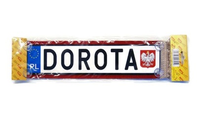 PROPORCZYK PLACA IMIENNA DOROTA TIR BUS  