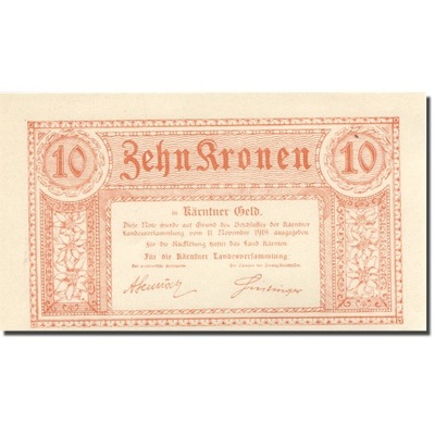 Banknot, PAŃSTWA AUSTRIACKIE, 10 Kronen, 1918, 191