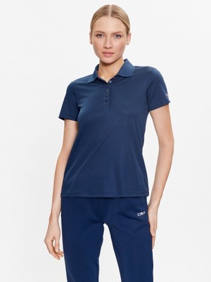 CMP Polo 3T59676 Granatowy Regular Fit