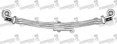 РЕССОРА MAN SCHOMÄCKER 72860000|O.E. 81434026058