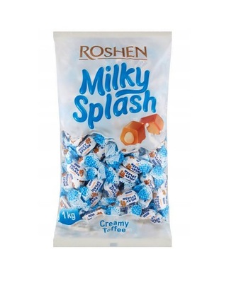 Toffi Milky Splash Roshen 1kg