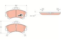 Гальмівні колодки гальмівні перед mitsubishi carisma фото №1