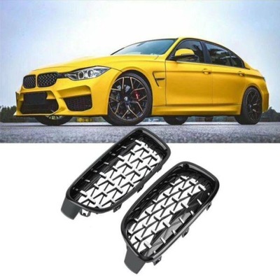 РЕШЁТКА (NERKI) BMW F30/F31 DIAMEND LOOK BLACK ХРОМ