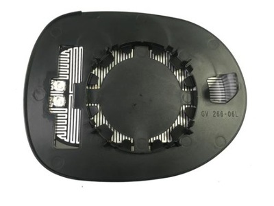 Вкладыш зеркало левый honda civic viii фото №1