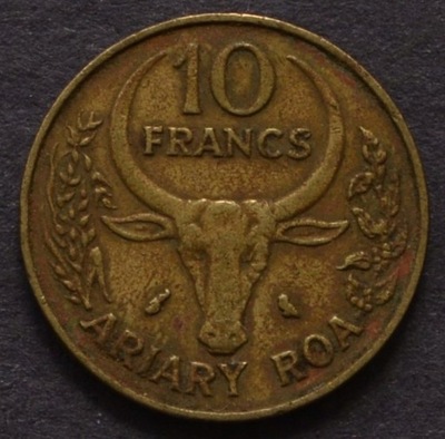 Madagaskar - 10 franków 1971