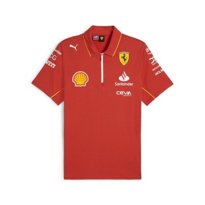 Koszulka polo męska Team Ferrari F1 2024 (XL)