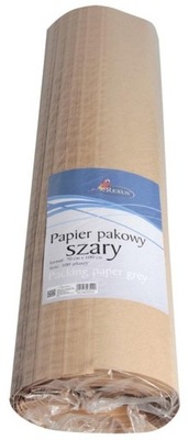 PAPIER PAKOWY SZARY 100 ARKUSZY, BENIAMIN