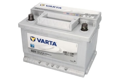 АККУМУЛЯТОР VARTA 12V 61AH/600A SILVER DYNAMIC P+