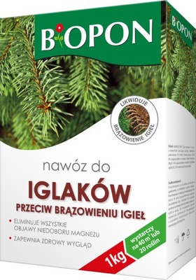 Nawóz Do Iglaków przeciw brązowieniu igieł BiOPON