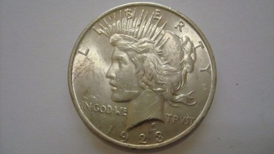 USA 1 Dolar 1923 Filadelfia stan 2+