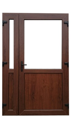 DRZWI SKLEPOWE PCV jak ALUMINIOWE CIEPŁE