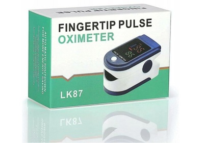 Pulsoksymetr OXIMETER Fingertip Pulse biały