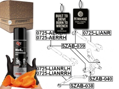 Рычаг suzuki задняя liana 02- le febest #petrolhead pro+ kit1 фото №1