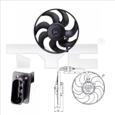 VENTILADOR CHLOD.POLO 1.4 16V 99-01  