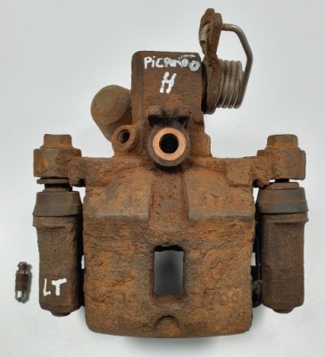 Суппорт тормозной левый задняя задний kia picanto i фото №1