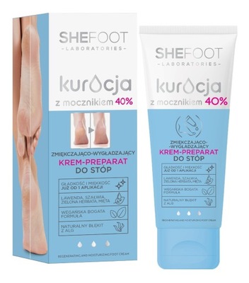 SheFoot Kuracja z Mocznikiem 40% Krem do stóp 75ml