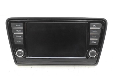 Радио радиопроигрыватель media телефон navi 5e0919606 skoda octavia 3 13-17 фото №1