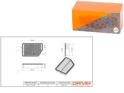 FILTER AIR HYUNDAI 2.0D 09-15 IX35 VAN DRIVE+  