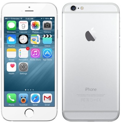 IPHONE 6 16GB APPLE | SREBRNY | GRATISY | SMARTFON