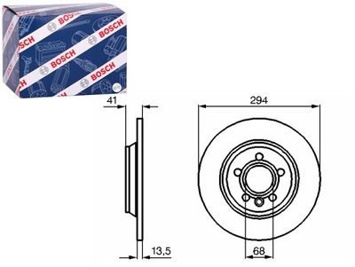 DISCOS DE FRENADO 2SZT. PARTE TRASERA FORD GALAXY I GALAXY MK I SEAT ALHAMBRA VW  