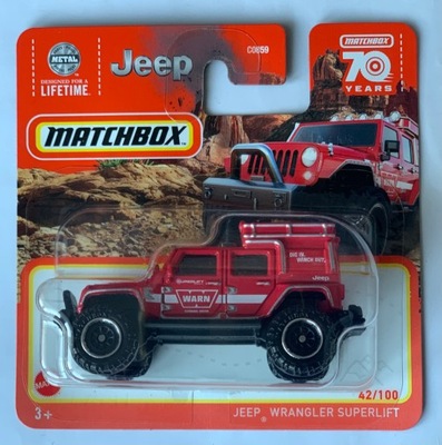 MATCHBOX JEEP WRANGLER SUPERLIFT