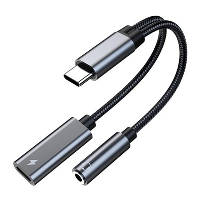 adapter audio typu USB C do audio 3,5 mm