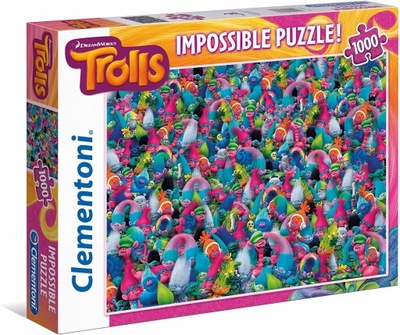 Puzzle 1000 el. Impossible Trolle Clementoni