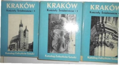 Kraków. Katalog zabytków sztuki. 3 tomy