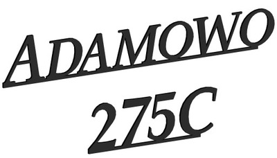 NAPIS NA DOM ULICA NUMER DOMU WYPALANE CNC 15 CM