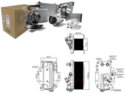 AUŠINTUVAS ALYVOS BMW 5 F10 5 F11 1.6 2.0 10.10-02.17 NISSENS 