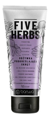 Barwa FiveHerbs Odżywka podkreślająca skręt 180ml