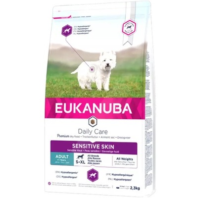 EUKANUBA DAILY CARE SENSITIVE SKIN 2,3kg